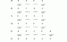 Positive And Negative Numbers Worksheets Printable Printable Worksheets