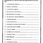 Printable Games Worksheets For Adults