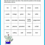 Printable Memory Worksheets For Adults