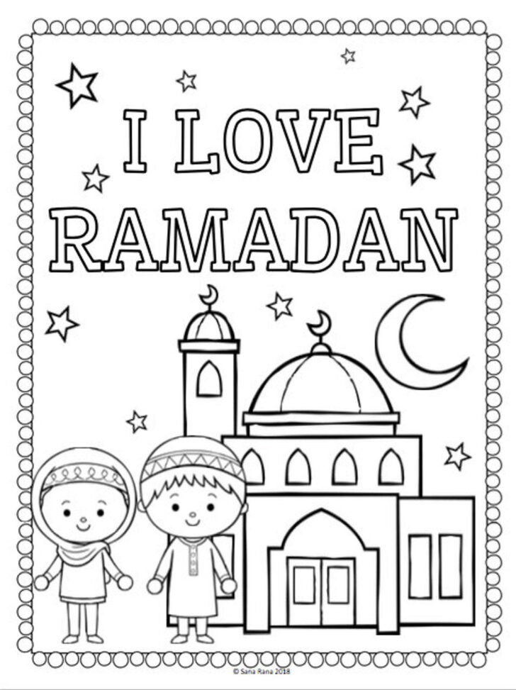 Ramadan Worksheets Printable For Kids