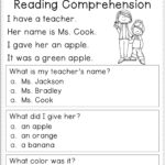 Reading Comprehension Worksheets Printable For Adults