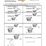 Reading Math Cooking Curriculum Worksheets Printable