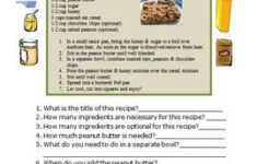 Life Skills Cooking Reading A Recipe Math Measurement Special Education