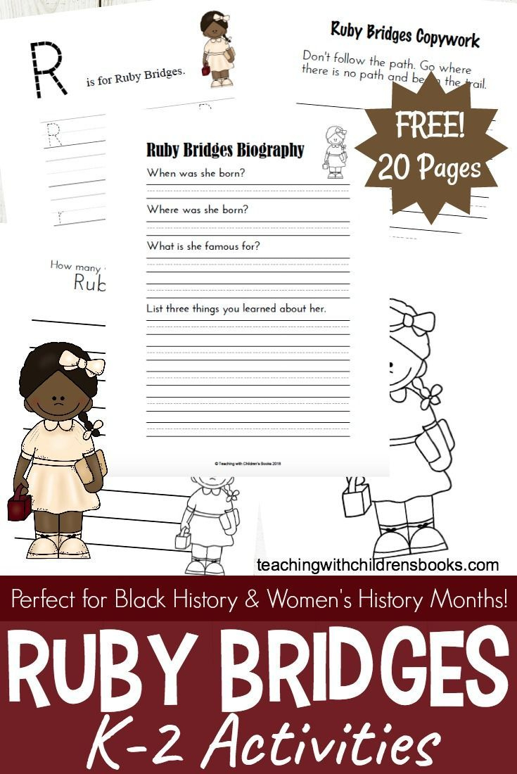 Ruby Bridges And Civil Rights Movement Number 2 Esl Worksheet 