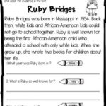 Ruby Bridges Worksheets Printable Pdf