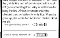 Ruby Bridges Close Reading Passage And Activities By Dana 39 s Wonderland