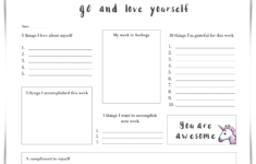 Printable Self Esteem Worksheets For Teenagers Printable Worksheets