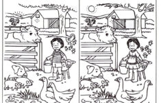 Spot The Differences Pre K Activities Kindergarten Worksheets