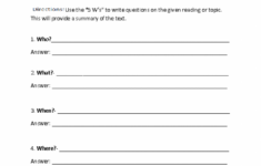 Free Printable Summarizing Worksheets 4Th Grade Lexia 39 s Blog