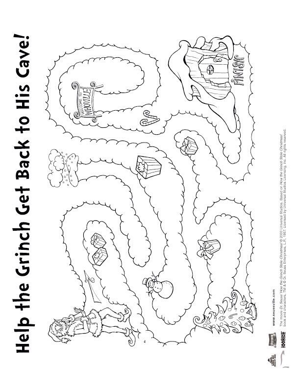 The Grinch Worksheet Grinch Stole Christmas Christmas Kindergarten 