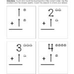 Touch Math Worksheets Printable