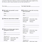 Worksheets Printable Birth Plan Worksheet