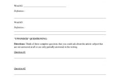 Free Current Events Report Worksheet For Classroom Teachers Current