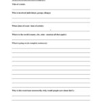 Worksheets Printable Current Events Template