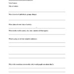 Worksheets Printable Current Events Template