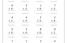 Homework Sheets Addition Learning Printable