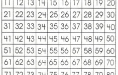 Number Sheet 1 100 To Print Activity Shelter