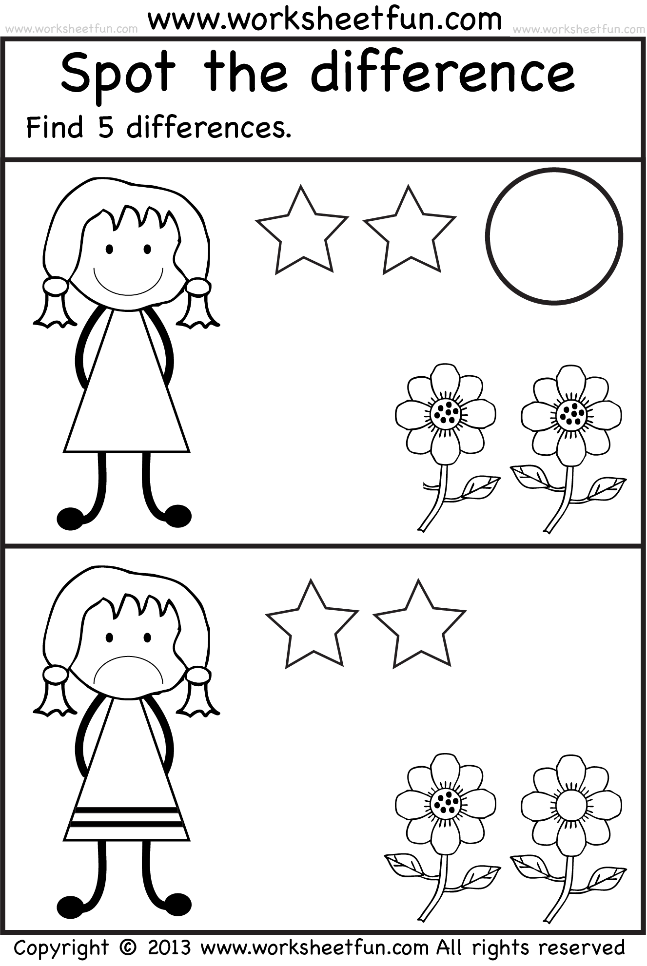 Spot The Difference 7 Worksheets FREE Printable Worksheets 