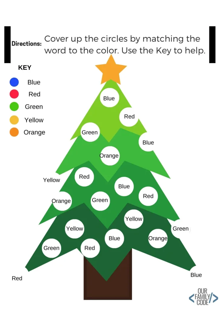 Science Christmas Worksheets