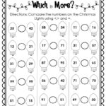 1St Grade Christmas Math Worksheets Printable And Free Pertaining To First Grade Christmas Math Worksheets