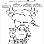 1St Grade December Christmas Worksheets Sight Word Search Phonics With Kindergarten Christmas Phonics Worksheets