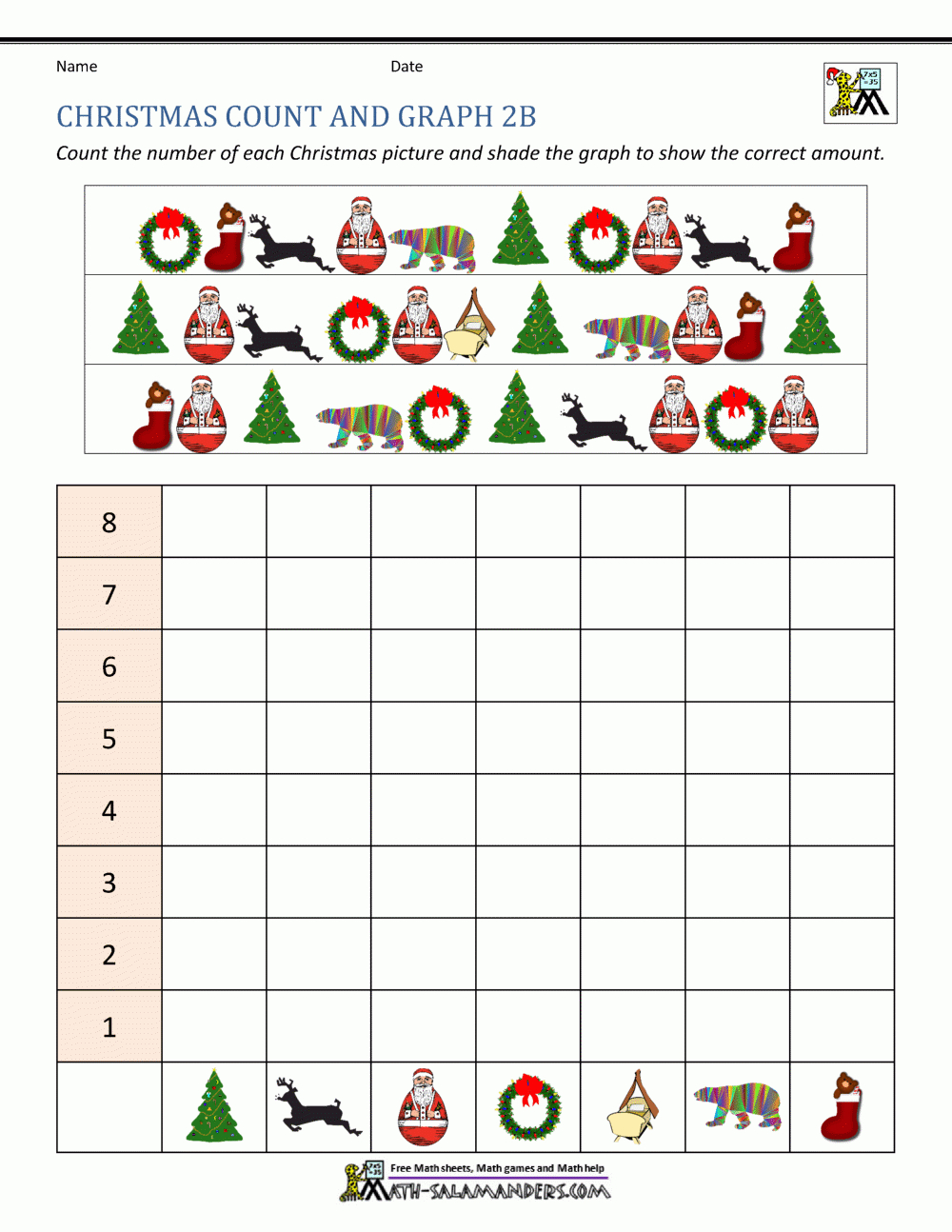 2Nd Grade Christmas Math Worksheets inside Free Printable Christmas Math Worksheets 2nd Grade