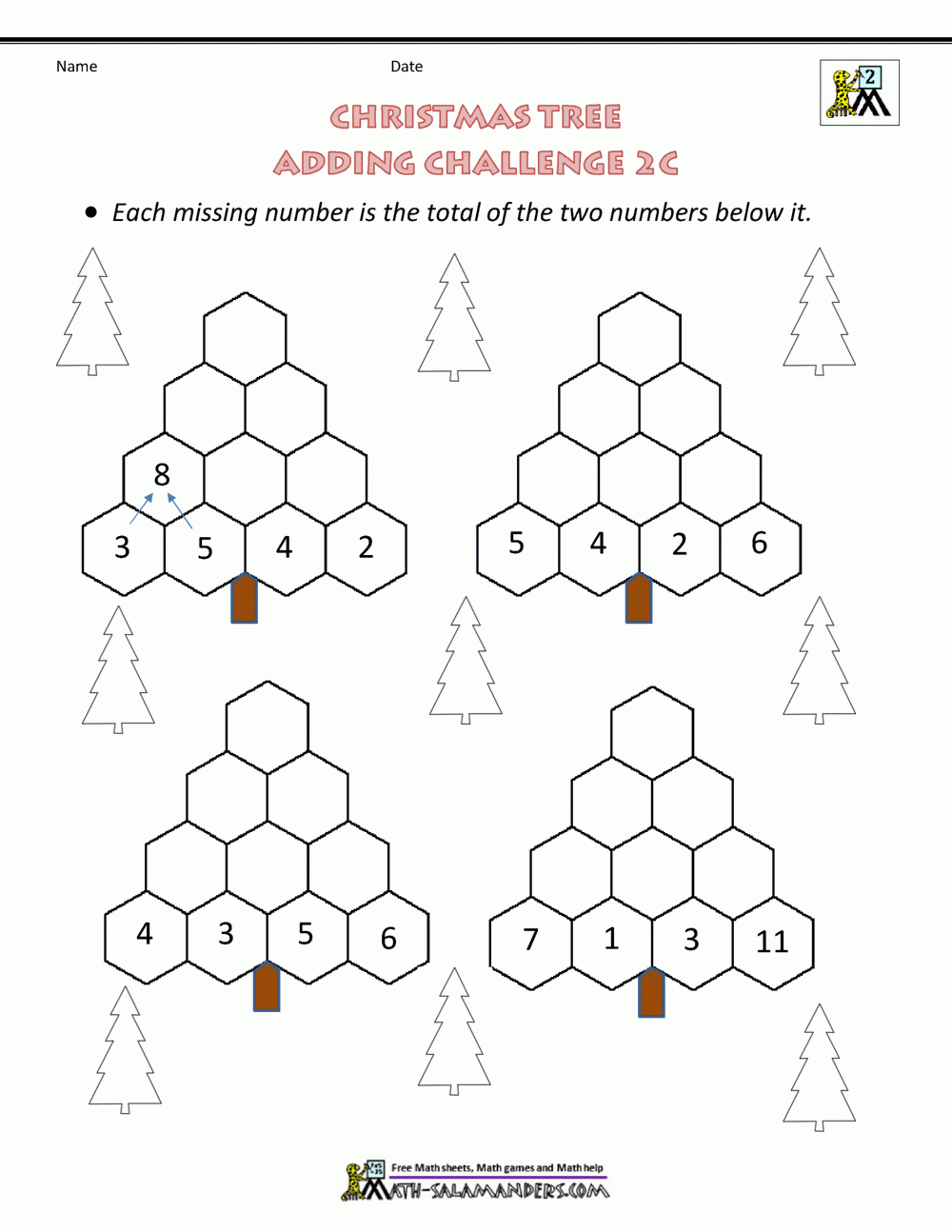 2Nd Grade Christmas Math Worksheets intended for Fun Christmas Worksheets For 2Nd Grade