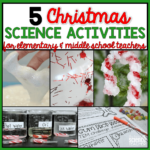 5 Engaging Christmas Science Activities ⋆ The Trendy Science Teacher Inside Science Christmas Worksheets Middle School