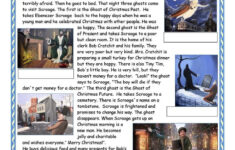 A Christmas Carol | Christmas Reading Comprehension, Reading within Worksheets For A Christmas Carol By Charles Dickens