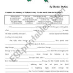 A Christmas Carol   Esl Worksheetyppos59 Inside The Christmas Carol Worksheets