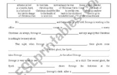 A Christmas Carol - Esl Worksheetyppos59 within Worksheets For A Christmas Carol By Charles Dickens