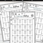 Addition And Subtraction With Regrouping Activities Christmas Edition With Subtraction With Regrouping Christmas Worksheets