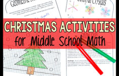 Christmas Activity Worksheets For Middle School Math - Make Sense inside Free Christmas Worksheets For Middle School