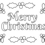 Christmas Coloring Pages For Kids (100% Free) Easy Printable Pdf Within Merry Christmas Coloring Worksheet