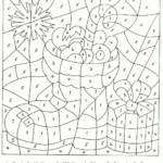 Christmas Colornumber Printables – Printable Coloring Pages Within Free Color By Number Christmas Worksheets