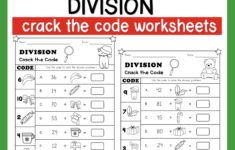 Christmas Crack The Code: Division Worksheets | Resources For pertaining to Free Printable Christmas Division Worksheets