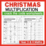 Christmas Crack The Code: Multiplication Worksheets | Resources Pertaining To Crack The Code Christmas Worksheets