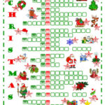 Christmas Crossword Crossword: English Esl Worksheets Pdf & Doc Throughout Worksheets Christmas Crossword