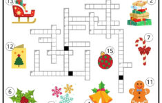 Christmas Crossword - Ezpzlearn with regard to Worksheets Christmas Crossword