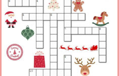 Christmas Crossword Puzzle Printable - Thrifty Momma'S Tips regarding Worksheets Christmas Crossword