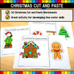 Christmas Cut And Paste Worksheets   United Teaching Throughout Free Christmas Cut And Paste Worksheets