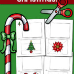 Christmas Cutting Practice Pages   Mamas Learning Corner Regarding Cutting Practice Worksheets Christmas