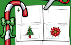 Christmas Cutting Practice Pages - Mamas Learning Corner regarding Cutting Practice Worksheets Christmas