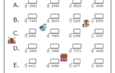 Christmas Division Worksheets with regard to Long Division Christmas Worksheets