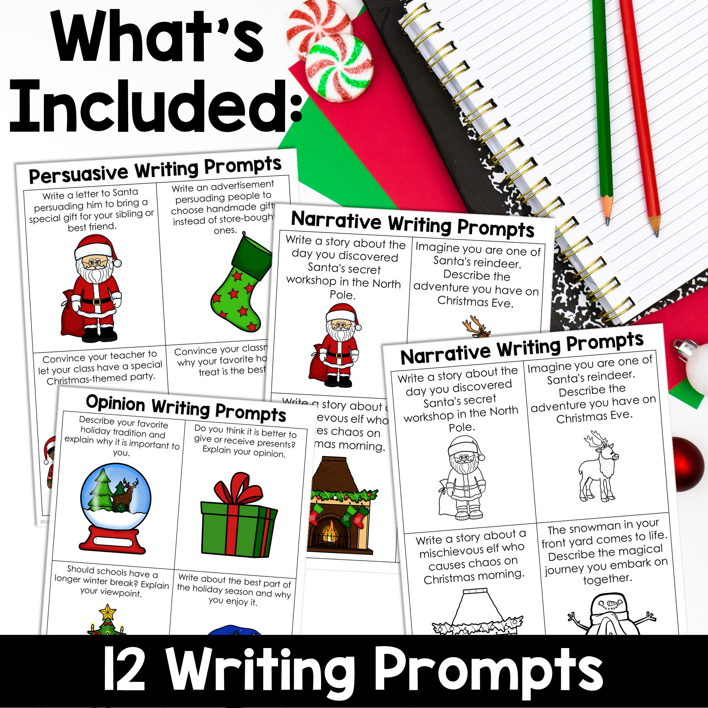 Christmas Ela Worksheets No Prep Reading Comprehension Writing with Ela Christmas Worksheets