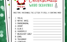 Christmas Estoy Words Unscramble Letter in Unscramble Christmas Words Worksheet