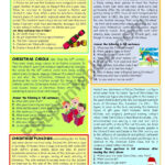 Christmas Facts & History   Esl Worksheetelle81 Within History Of Christmas Carols Worksheet