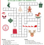 Christmas Holiday Indem Fill In Crossword Inside Free Christmas Puzzle Worksheets