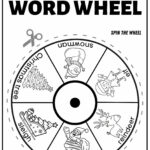 Christmas Holiday Vocabulary Word Wheel Coloring Activity For Throughout Language Arts Christmas Worksheets