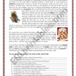 Christmas In Italy With Key   Esl Worksheetsaskat3 Inside Italian Christmas Worksheets